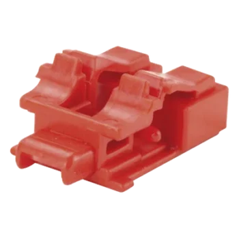 Kit de Bloqueo de Puertos / Fibra Óptica LC Duplex / 10 Unidades / Llave de Extracción Incluida / Color Rojo