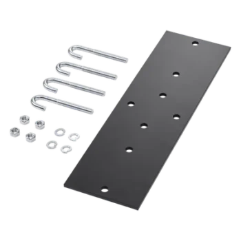 Accesorio de Soporte Final / Escalerilla 18 in (1.5 ft) / Acero / Acabado en Polvo RAL 9005 / Negro