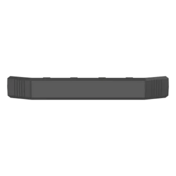 Unión Recta para Canaleta de Piso / 4 Vías / PVC Rígido / Carga 907 kg / ADA / 186x14.7 mm