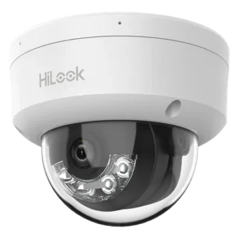Cámara Domo IP / 2 Megapixel / Dual Light 20 m (65.6 ft) IR + 15 m (49.2 ft) Luz Blanca / Micrófono Integrado / PoE / AcuSense Lite / Interior