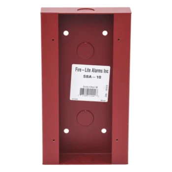 Caja de Montaje Superficial / Acero Rojo / 4.5 x 8.188 x 1.375 pulgadas / Interior Seco / Estaciones BG-12LR Series