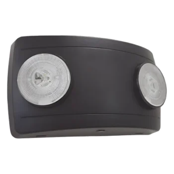 Luz de Emergencia LED / 2 LED 1W / 150 lm / 90 min Autonomía / Voltaje Universal 127-240 VAC / UL 5VA Ignífugo