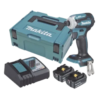 Atornillador de Impacto / 18 Vcc / 3,800 RPM / 180 N·m / 116 mm / 2 Baterías 5Ah Li-Ion / 4 Modos Operación