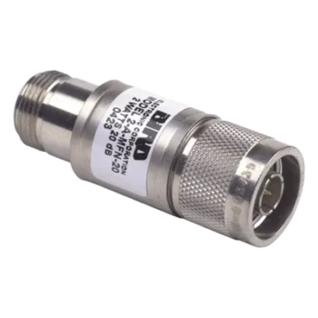 Atenuador en Línea / 30 dB / 2 W / CD-4 GHz / Conectores N Macho-Hembra / 50 Ω / PIM -110 dBc