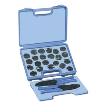 Kit de Muelas Intercambiables / 17 Piezas / 2 Pinzas RFA-4005-20 / RG-174/U a LMR-400 / AWG 8-22 / Estuche con Espuma