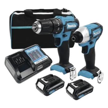 Kit Rotomartillo y Atornillador de Impacto / 18V Li-Ion / 2 Baterías 1.5 Ah / Carga 22 min / Sistema LXT