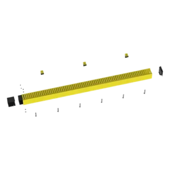 Kit de Administrador de Cables Vertical / Canaleta 4x4 / Altura 1828.8 mm (6 ft) / ABS Libre de Halógenos / Capacidad 2824 Cables de Fibra