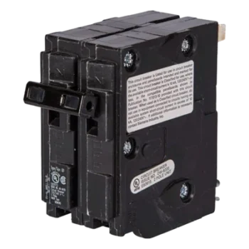 Interruptor Automático Enchufable / 2 Polos / 15 A / 120/240 VCA / 10 kA de Capacidad Interruptiva