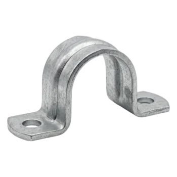 Abrazadera Tipo Omega / Conduit 38 mm (1-1/2") / Acero Pregalvanizado / Tornillo #12