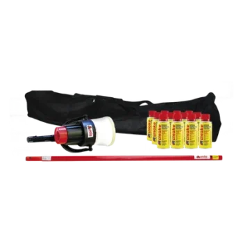 Kit de Prueba de Detectores de Humo / Extensión 1.2 m (3.9 ft) / Dispensador 4" / 12 Latas M8 / Altura Máxima 3 m (9.8 ft)