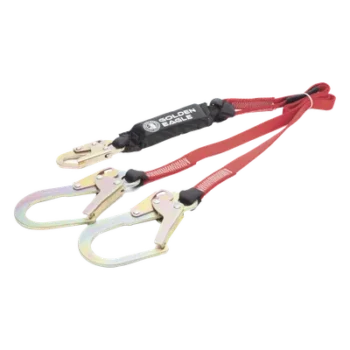 Cable Amortiguador de Caída / Doble Gancho de Sujeción / 1.83 m (6 ft) / Capacidad 140 kg (310 lbs) / ANSI Z359.1