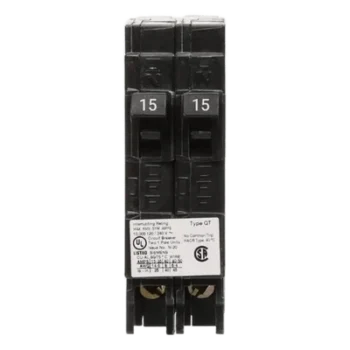 Interruptor Automático Duplex / Enchufable / 2 Polos / 30-30 A / 120 VCA / 10 kA