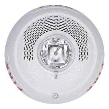 Bocina con Estroboscópico / Montaje en Techo / Flash 1 Hz / Altavoz 8' con Puente para Plafón / Diseño Compacto / Menor Consumo de Energía