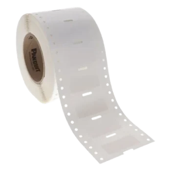 Etiqueta termorretráctil / 12,7 mm (0,5") ancho / 21,3 mm (0,84") alto / 3:1 / Grado militar / 2000 etiquetas por rollo
