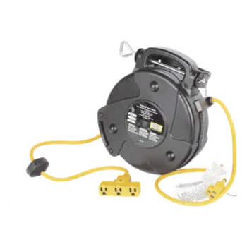 Carrete de Extensión / 12/3 SJTW / 125V CA / 40' (12.2 m) / Triple Salida 15A / UL