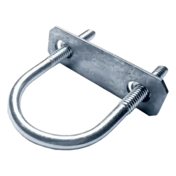 Abrazadera Roscada Tipo U / 63 mm (2 1/2") / Roscada 3/8" / Acero Galvanizado / Carga 120 kN
