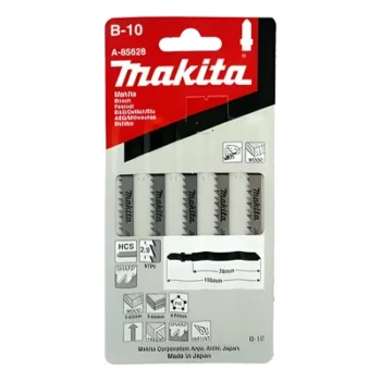 Paquete de 5 Sierras para Caladora / 75 mm / 9 TPI / Corte 3-65 mm / Madera, Triplay, PVC