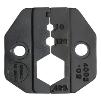 Mordaza para Plegar / Cavidades Hexagonales 0.100", 0.128", 0.429" / Cables RG-8/U, RG-213/U, RG-214/U, Belden 9913, CNT-400 / Acero Industrial