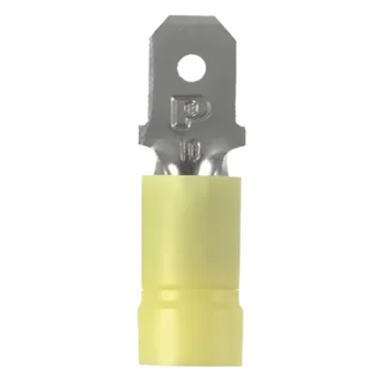 Terminal de Desconexión Macho / Lengueta 6.3x0.8 mm / Cable 12-10 AWG / Paquete 50 pzas