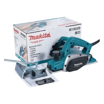 Cepillo eléctrico / 82 mm (3-1/4IN) ancho / 16.000 RPM / 580W / Profundidad 1 mm / Extracción derecha