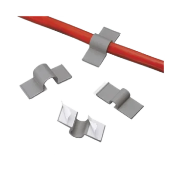 Clip adhesivo / 12,7 mm / 200 mm largo / 2,5 mm ancho / Nylon 6.6 UV / -40°C a 85°C / UL 62275