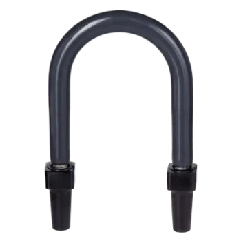 Abrazadera U de Pata Larga / Recubrimiento PVC 40 mils / Acero Galvanizado / Tubo 1/2" (12.7 mm) / IK09 / UL 203 / NEMA RN-1