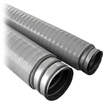 Tubo Flexible tipo Liquidtight de 1 1/2" (38 mm) / Acero + Forro PVC / Rollo de 20 Metros.