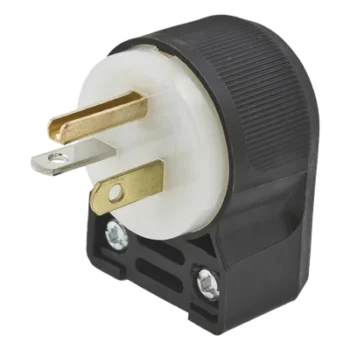 Clavija angular / 20 A / 125 V CA / 2 polos 3 hilos / NEMA 5-20P / Grado comercial-industrial / 2.08 in alto