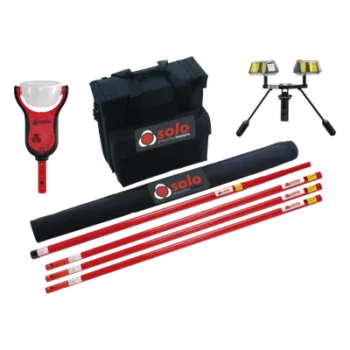 Kit de Pruebas de Detectores de Humo / Dispensador Electrónico Integrado / 3 Extensiones Telescópicas / 9.1m (30 pies) / Peso 2.3 kg