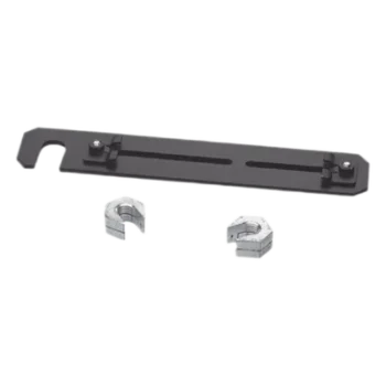 Soporte de Montaje a Techo / Varilla Roscada 16mm (5/8') / Canaletas 4x4 y 6x4 / Acero Negro / 10" (L) × 2" (An) × 0.4" (Al)