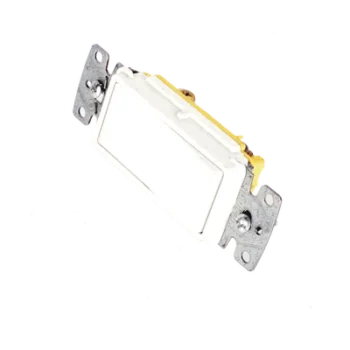 Interruptor Unipolar / 15 A / 120-277 V CA / Cableado Lateral y Trasero / 14-12 AWG / Interior Seco