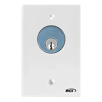 Interruptor con Llave / Acción Mantenida / SPDT 3A @ 125 VCA / Aluminio Anodizado / Montaje Superficie o Encastrado