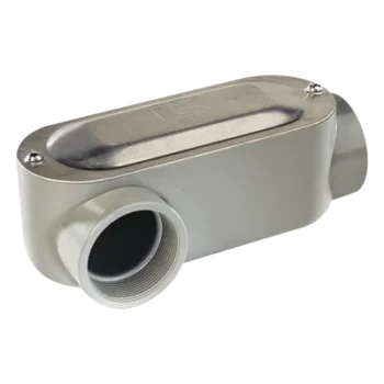 Caja de Conexión Ovalada / 3" LR / Aluminio Die-Cast / NPT / 76.2 mm / Tapa y Tornillos Incluidos