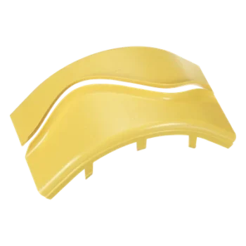 Tapa de Bajada Vertical Exterior de 90° / Radio de Curvatura 50.8 mm / Canaleta 6x4 FiberRunner™ / Material PC/ABS Resistente a UV / Altura 220.2 mm (0.72 ft)