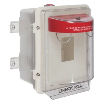 Protector Universal para Estación Manual / Policarbonato UV / Empotrado 4 pulgadas / NEMA 3R / -40°F a 250°F / UL/cUL/ADA