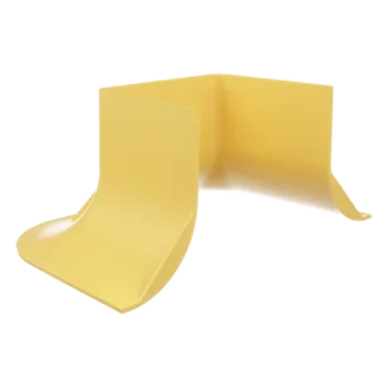 Accesorio para Control de Radio de Curvatura / Canaleta 4x4 / Radio 50.8 mm (2 in) / ABS / Color Amarillo