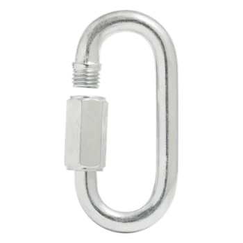 Eslabón de acero con seguro / 1/4" / 400 kg / 6 mm cadena / 880 lb