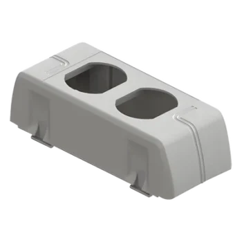 Porta equipamiento universal / Canaleta DX10000.00 / ABS V0 y aluminio inyectado / -20°C a 80°C / 1.5 mm espesor