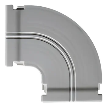 Curva Horizontal 90° / Canaleta DX10000 / ABS V0 / -20°C a +80°C / 0.025 kg/m / 3.28 ft Aplicaciones