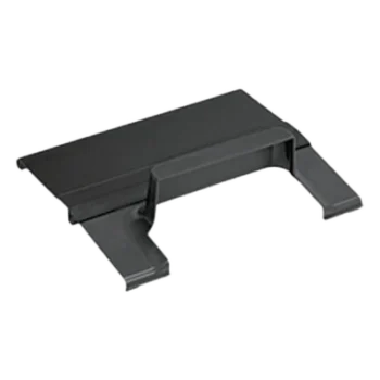 Tapa de Bajada Vertical / Para Canaleta 12x4 / Radio de Curvatura 50.8 mm / 2 in / ABS Negro / 13.6 x 12.5 x 4.9 in