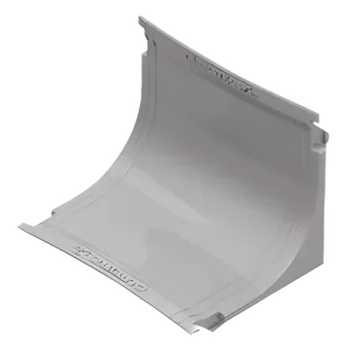 Curva vertical interna / Aluminio inyectado SAE 305 / Pintura electrostática 60-100 micras / -20°C a +80°C / 0.130 kg