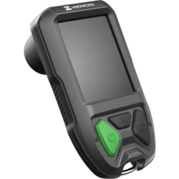 Cámara Termográfica Portátil / 384 x 288 píxeles / NETD < 30 mK / Rango -20°C a 650°C / 25 Hz / Pantalla LCD 3.2" / IP67 / Almacenamiento 128 GB / Wi-Fi / Telémetro Láser