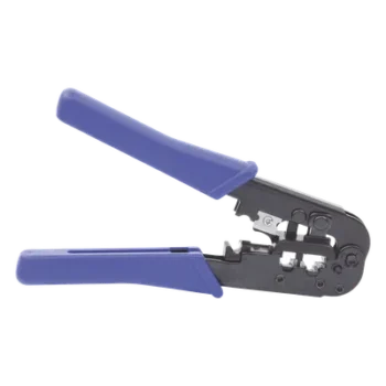 Pinzas para Terminación de Conectores / RJ45/RJ11/RJ12 / Cable UTP Cat5/Cat5e / Diseño Ergonómico / Cable Telefónico Plano