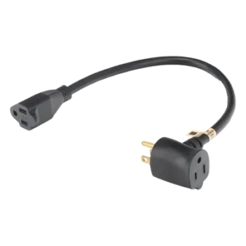 Extensión Eléctrica de Uso Rudo / 2 Salidas NEMA 5-15R / 30 cm / 14 AWG / 1800 W / 15 A