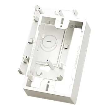 Caja de Montaje Superficial / Para Placas de Pared Universales / Color Blanco / Compatible con Anillos de Separación