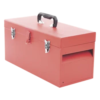 Caja de Herramientas Metálica / Doble Cerradura / 54 x 26 x 28.5 cm / Carolas Modulares / 1598 pulg³ / Recubrimiento Electrostático