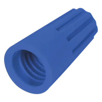 Capuchón Roscable / 14 AWG / Azul / Paquete 25 Piezas / 16.7 x 5.6 x 9.3 mm