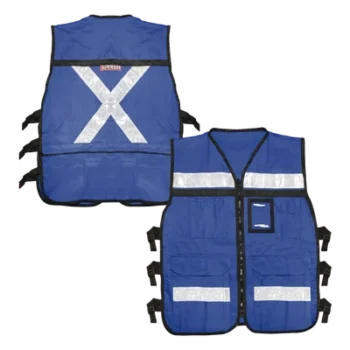 Chaleco de Seguridad Reflejante / 6 Bolsas Externas / 6 Broches Ajustables / Talla Extra Grande / Cierre Reforzado 20' / 2 Bolsas Internas
