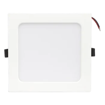 Spot LED Empotrable Cuadrado / 15 W / 1200 lúmenes / Luz Fría 6000 K / Ángulo 120° / IP20 / 17.5 x 17.5 cm (6.9 x 6.9 in)