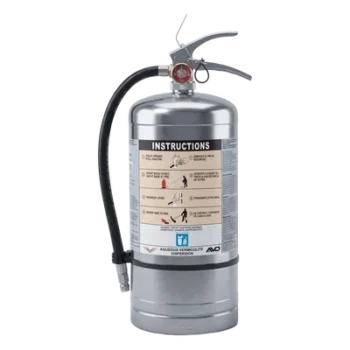 Extintor para Baterías de Iones de Litio / 6 Litros / Descarga 72 s / Alcance 3.6 m (11.8 ft) / Listado UL / Acero Inoxidable